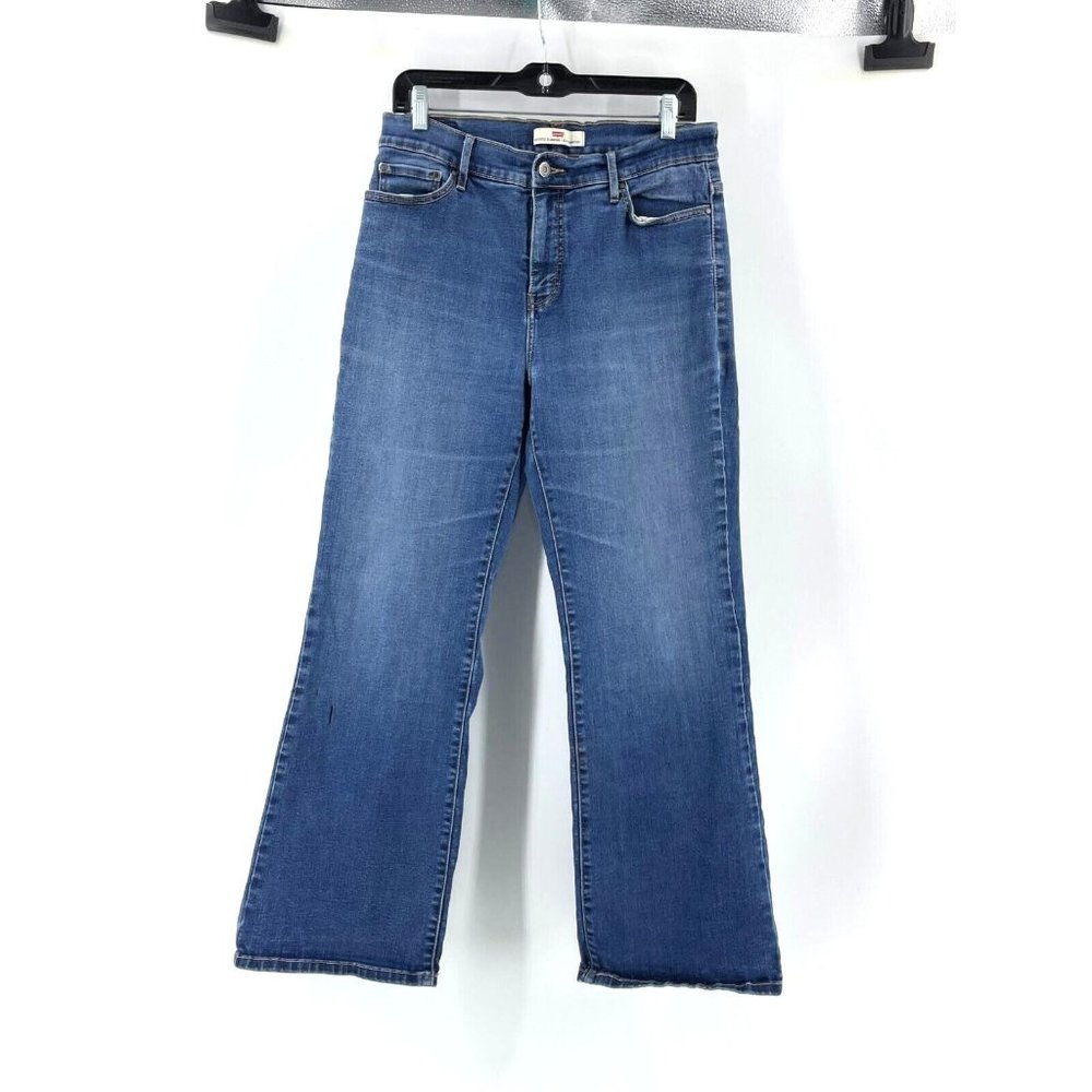 Levi's Perfectly Slimming 512 Boot Cut 5 Pocket Red Tab Denim Jeans Size 12S